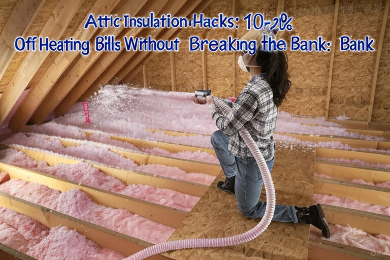 Attic Insulation Hacks: 10-20% Off Heating Bills Without Breaking the Bank
