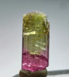Tri Color Tourmaline Crystal